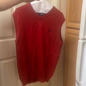 Chaps size large red vest.